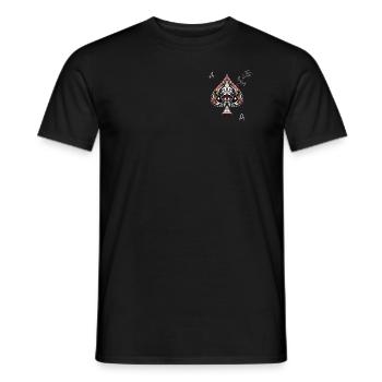 As de pique - T-shirt homme - noir - Devant - AI Model Male 178 light (178cm)