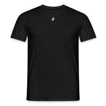 Canard en plastique - T-shirt homme - noir - Devant - AI Model Male 178 light (178cm)