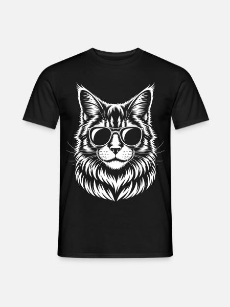 Maine Coon Spruch Lustiges Maine Coon Geschenk - Männer T-Shirt - Schwarz