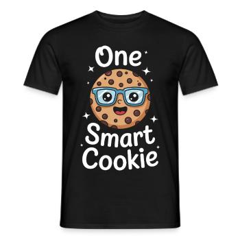 Cookies Saying Chocolate Cookies Funny Cookie Gift - Men's T-Shirt - black - Front - AI Model Male 178 light (178cm)
