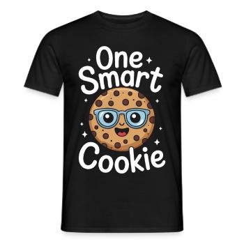Cookies Saying Chocolate Cookies Funny Cookie Gift - Men's T-Shirt - black - Front - AI Model Male 178 light (178cm)