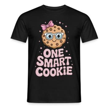 Cookies Saying Chocolate Cookies Funny Cookie Gift - Men's T-Shirt - black - Front - AI Model Male 178 light (178cm)