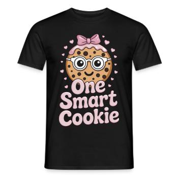 Cookies Saying Chocolate Cookies Funny Cookie Gift - Men's T-Shirt - black - Front - AI Model Male 178 light (178cm)