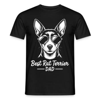 Rat Terrier Spruch Lustiges Rat Terrier Geschenk - Männer T-Shirt - Schwarz - Vorne - AI Model Male 178 light (178cm)