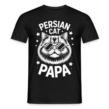Perserkatze Spruch Lustiges Perserkatzen Geschenk - Männer T-Shirt - Schwarz - Vorne - AI Model Male 178 light (178cm)
