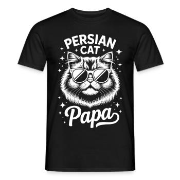 Perserkatze Spruch Lustiges Perserkatzen Geschenk - Männer T-Shirt - Schwarz - Vorne - AI Model Male 178 light (178cm)