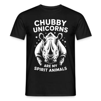 Nashorn Spruch Nashörner Lustiges Nashorn Geschenk - Männer T-Shirt - Schwarz - Vorne - AI Model Male 178 light (178cm)