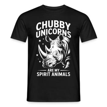 Nashorn Spruch Nashörner Lustiges Nashorn Geschenk - Männer T-Shirt - Schwarz - Vorne - AI Model Male 178 light (178cm)