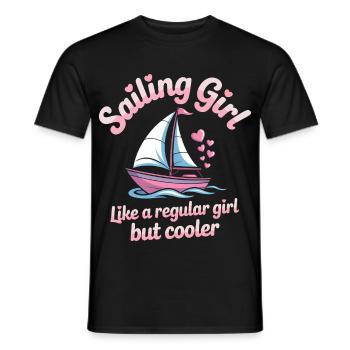 Voile Dire Fille Marin Voile Cadeau - T-shirt homme - noir - Devant - AI Model Male 178 light (178cm)