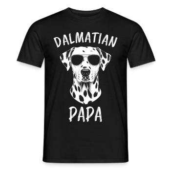 Dalmatian Saying Dad Funny Dalmatian Gift - Men's T-Shirt - black - Front - AI Model Male 178 light (178cm)