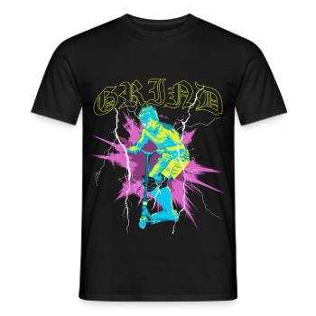 | de scooter Freestyle Cadeau pour enfants - T-shirt homme - noir - Devant - AI Model Male 178 light (178cm)