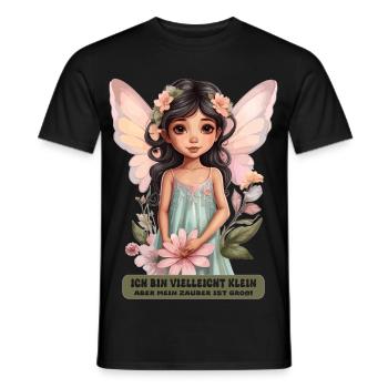 Kleine Fee - Männer T-Shirt - Schwarz - Vorne - AI Model Male 178 light (178cm)