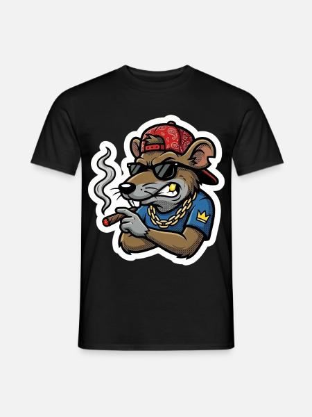 Rattenboss Zigarre - T-shirt homme - noir