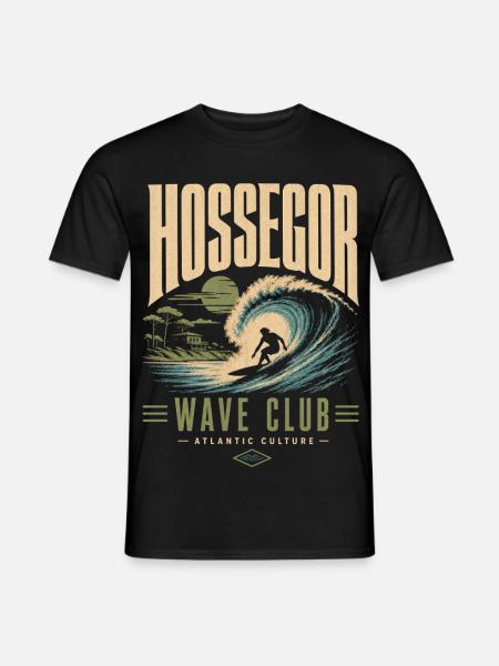 Hossegor Surfing - Men's T-Shirt - black