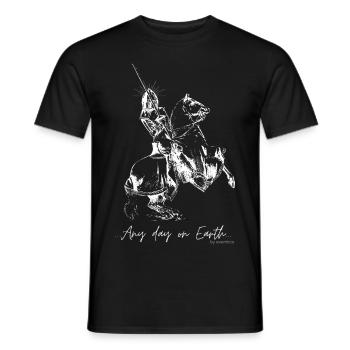 ANY DAY (BLACK) - Men's T-Shirt - black - Front - AI Model Male 178 light (178cm)