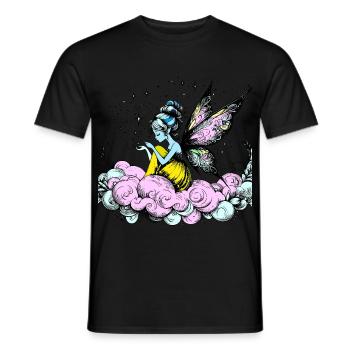 Fée des rêves - T-shirt homme - noir - Devant - AI Model Male 178 light (178cm)