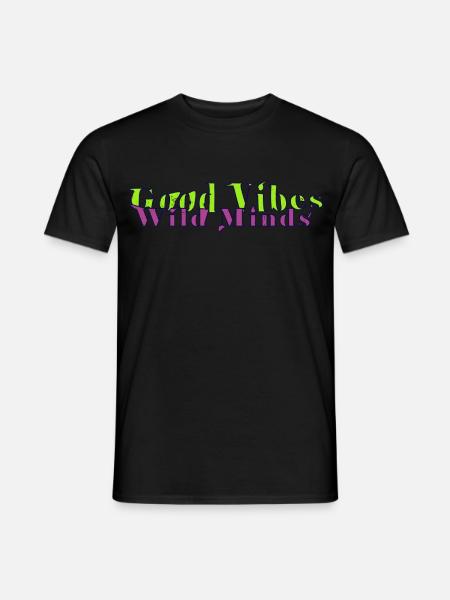 Wild Minds - Good Mood - Men's T-Shirt - black