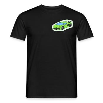 Lambo Huracan Super Car - Men's T-Shirt - black - Front - AI Model Male 178 light (178cm)