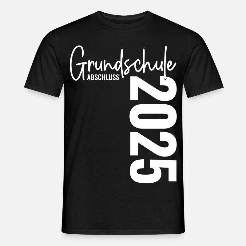 Grundschule Abschluss 2025 - Männer T-Shirt - Schwarz
