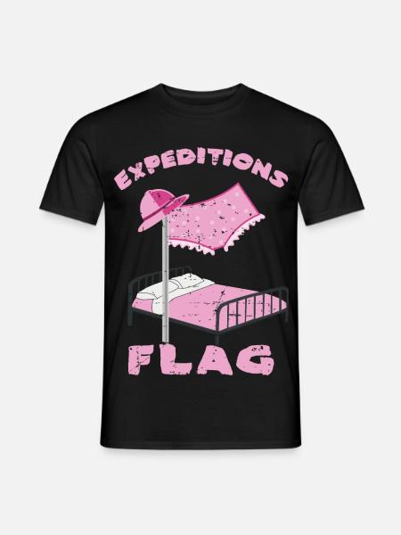 Expedition Flag Underpants - Men's T-Shirt - black