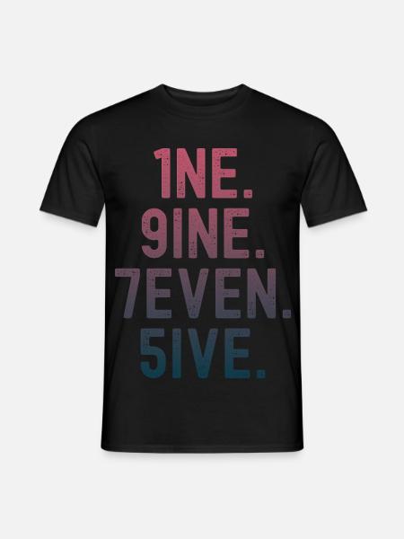 Millésime 1975 - T-shirt homme - noir