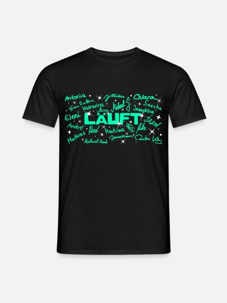Tasse LÄUFT für Tilo - Männer T-Shirt - Schwarz