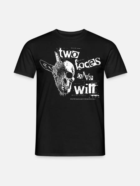 Two Faces One Will 2025 - Männer T-Shirt - Schwarz
