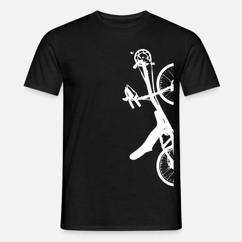halbes Liegerad - Männer T-Shirt - Schwarz