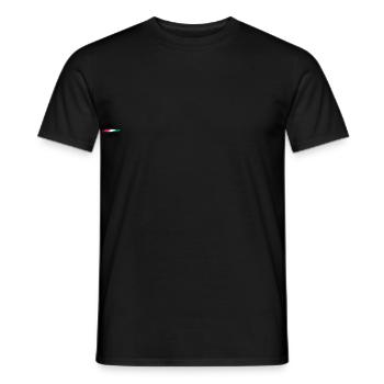 Unterstrich Flag Italia Tricolore - Männer T-Shirt - Schwarz - Vorne - AI Model Male 178 light (178cm)