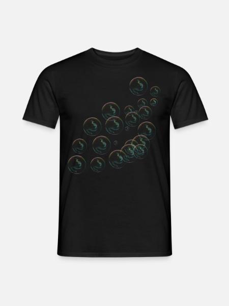 seifenblasen - Männer T-Shirt - Schwarz