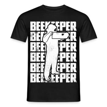 Drôle d’apiculteur - T-shirt homme - noir - Devant - AI Model Male 178 light (178cm)