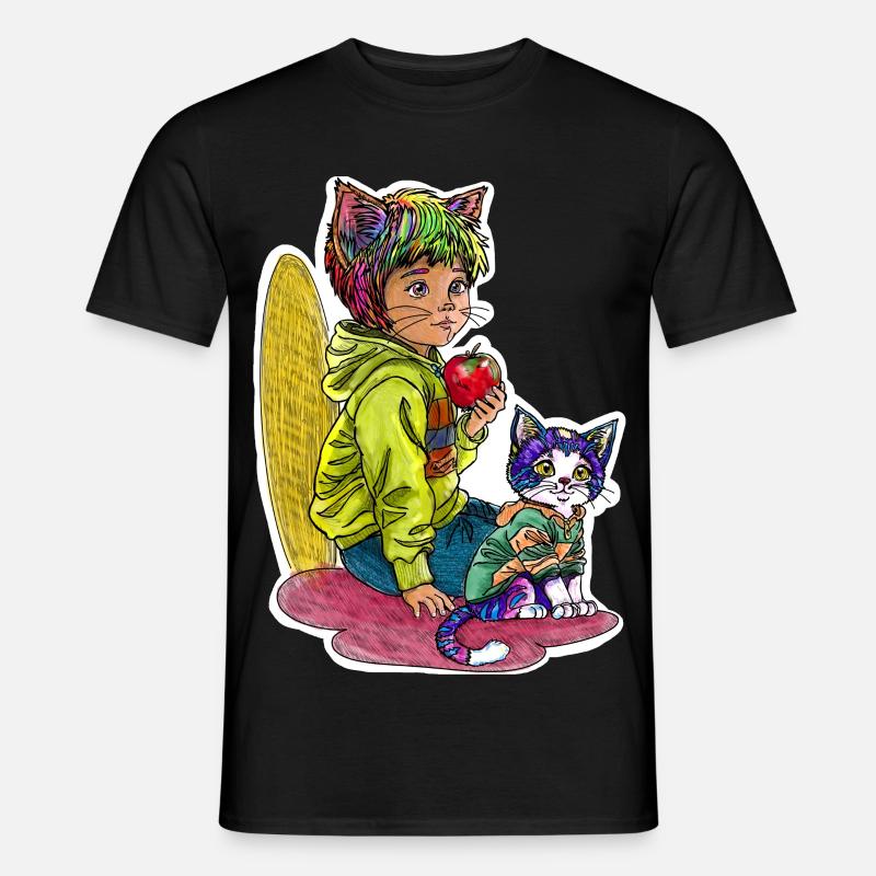 Beste Freunde - Männer T-Shirt - Schwarz