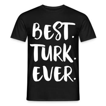 Best Turkish Woman Ever - Men's T-Shirt - black - Front - AI Model Male 178 light (178cm)