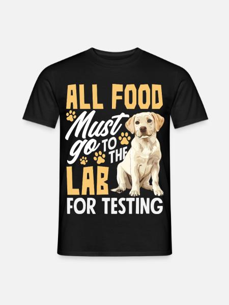 Labrador Hund Lustiges Schlafshirt Hunde Geschenk - Männer T-Shirt - Schwarz