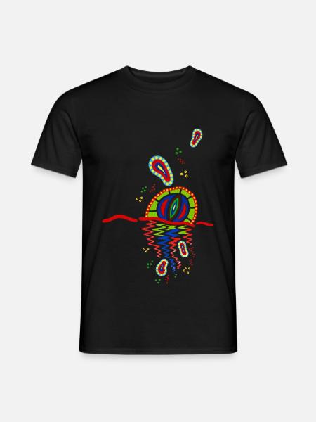 Udaya Netra - Männer T-Shirt - Schwarz