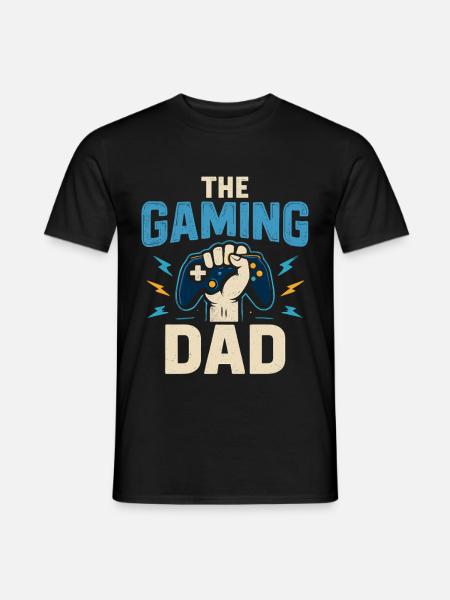 The Gaming Dad - Chemise de manette Gamer Dad - T-shirt homme - noir
