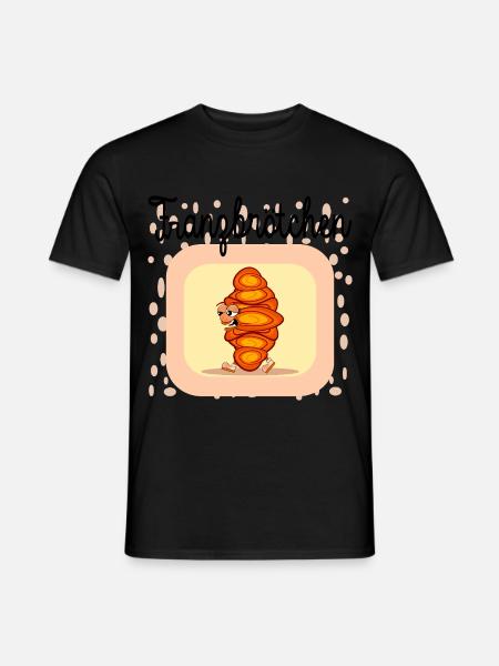 HAMBURG FRANZBRÖTCHEN KOSTÜM - Männer T-Shirt - Schwarz