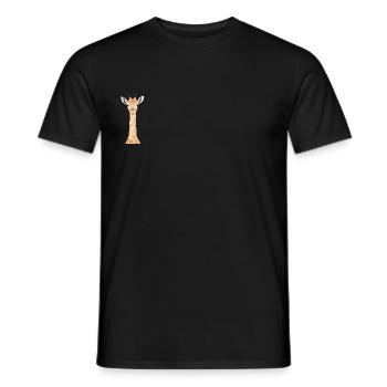 Baby giraffe - Men's T-Shirt - black - Front - AI Model Male 178 light (178cm)