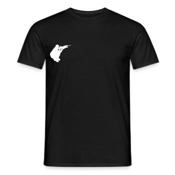 militär - Männer T-Shirt - Schwarz - Vorne - AI Model Male 178 light (178cm)