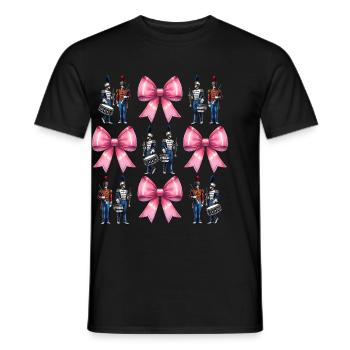 Coquette arc fanfare musicien fille - T-shirt homme - noir - Devant - AI Model Male 178 light (178cm)