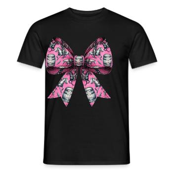 Coquette Bow Barrel Racer Barrel Racing Rodeo - Männer T-Shirt - Schwarz - Vorne - AI Model Male 178 light (178cm)