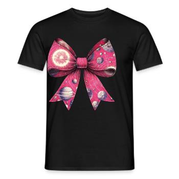 Kokette Bogen Sonnensystem Boho Planeten - Männer T-Shirt - Schwarz - Vorne - AI Model Male 178 light (178cm)