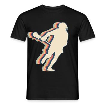 Lacrosse Spieler Trainer Mannschaft Trainer Lax - Männer T-Shirt - Schwarz - Vorne - AI Model Male 178 light (178cm)