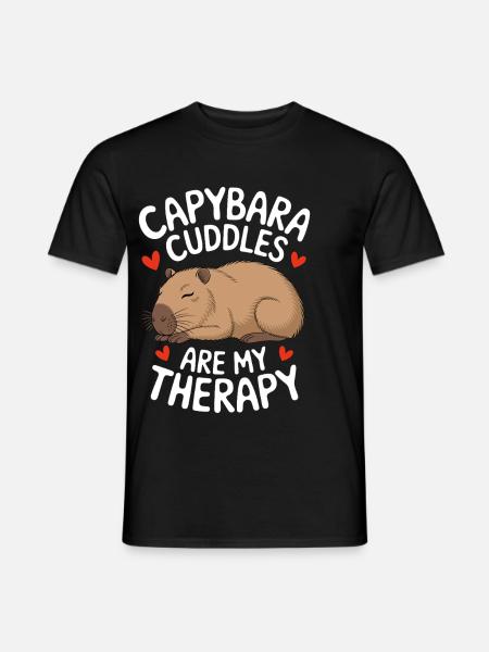 Capybara - Men's T-Shirt - black
