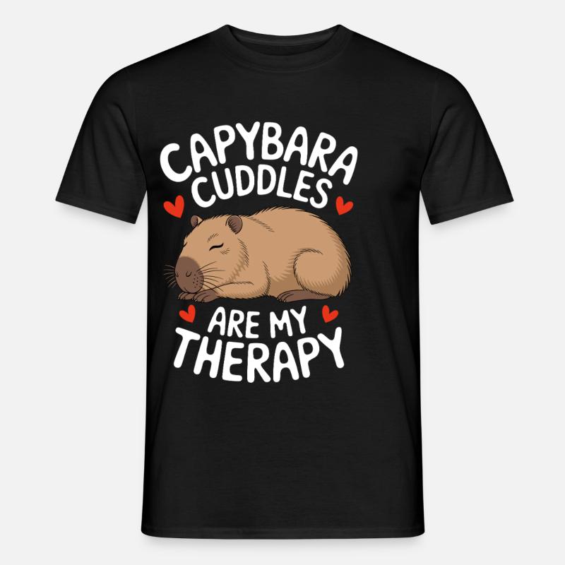Capybara - T-shirt homme - noir