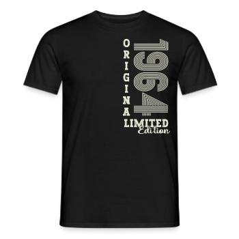 Cadeau original vintage 1964 58ème anniversaire - T-shirt homme - noir - Devant - AI Model Male 178 light (178cm)