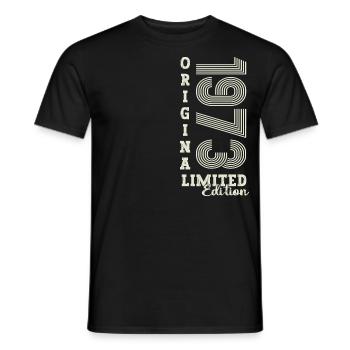 Cadeau original vintage 1973 49ème anniversaire - T-shirt homme - noir - Devant - AI Model Male 178 light (178cm)