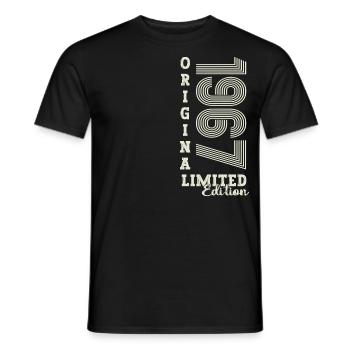 Original vintage 1967 55th birthday gift - Men's T-Shirt - black - Front - AI Model Male 178 light (178cm)