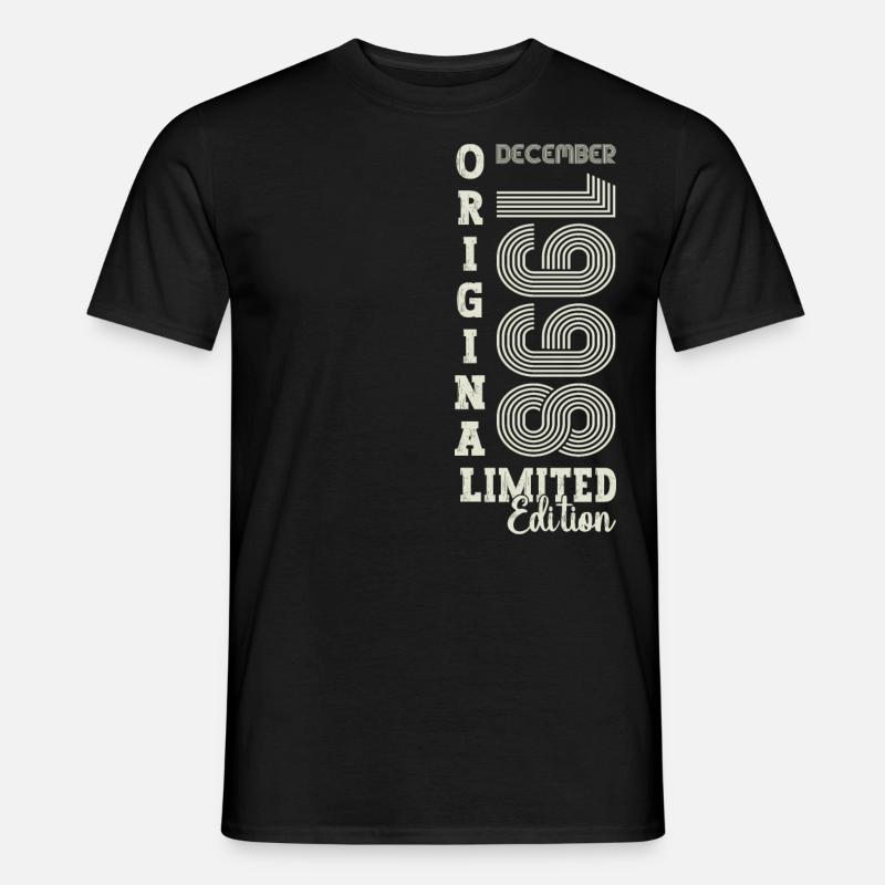 Original Dezember 1998 24. Geburtstag Geschenk - Männer T-Shirt - Schwarz