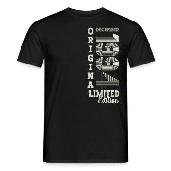Original December 1994 28th birthday gift - Men's T-Shirt - black - Front - AI Model Male 178 light (178cm)